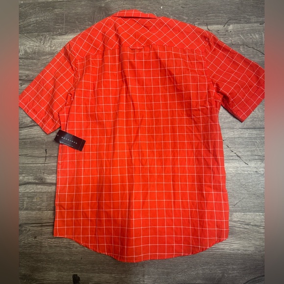 Sean John Red Plaid Men's Shirt - Picture 3 of 7